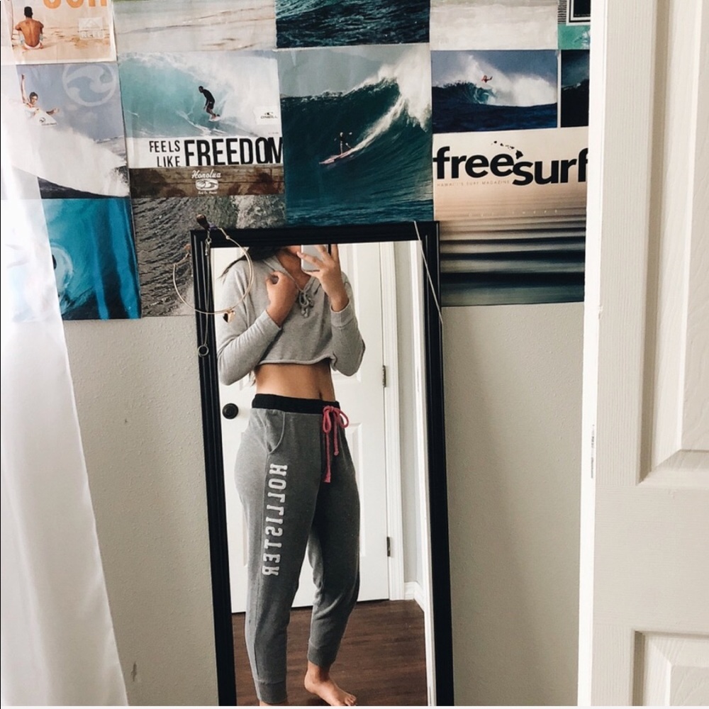HOLLISTER Grey Comfy Joggers
